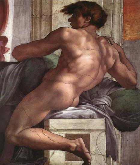 Ignudo, Michelangelo Buonarroti